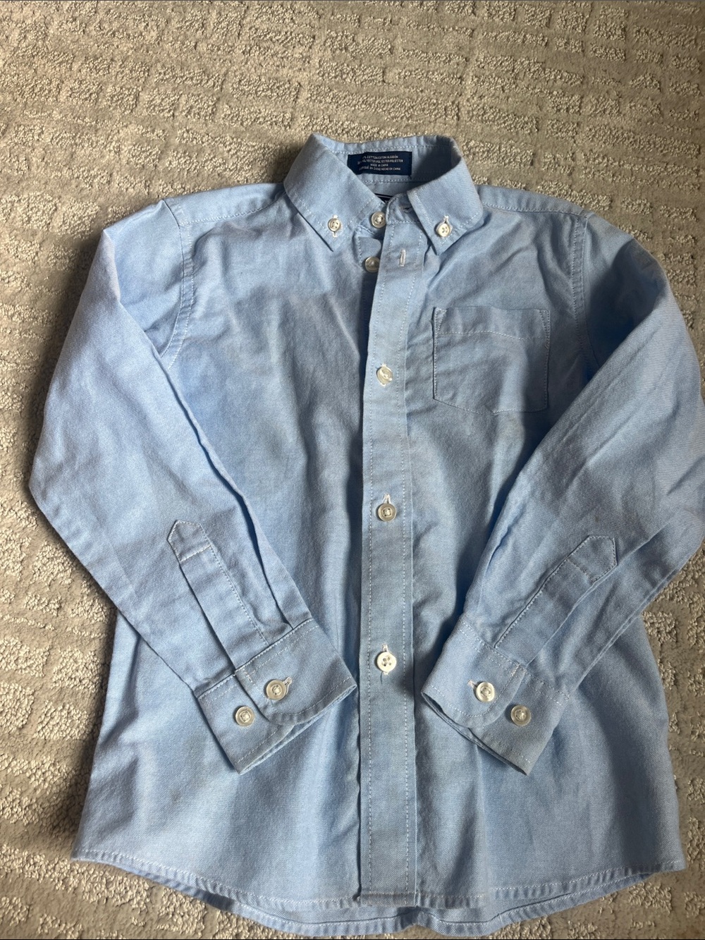 Izod Light Blue Button-Down Oxford Shirt | Boys 6